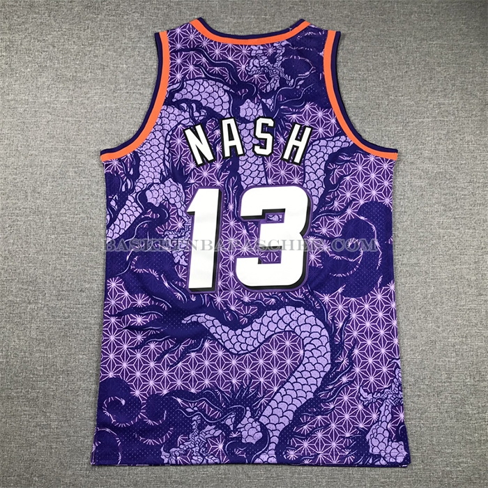 Maillot Phoenix Suns Steve Nash NO 13 Asian Heritage Throwback 1996-97 Volet